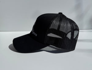 Meditation MYM Trucker Hat in Black